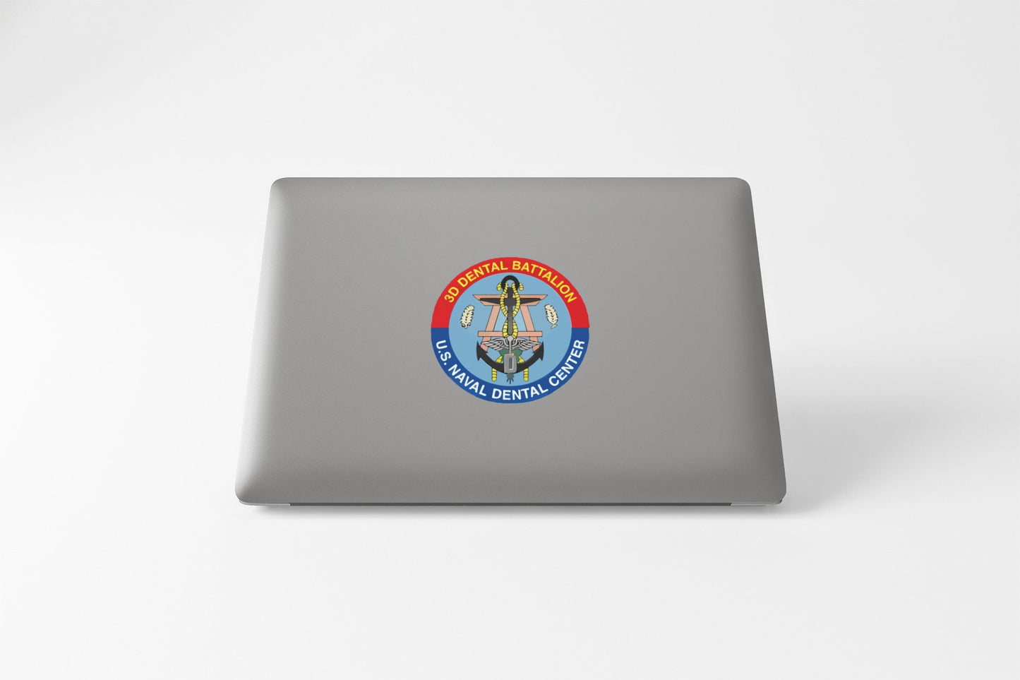 a laptop computer with the seal of the united states of america on it