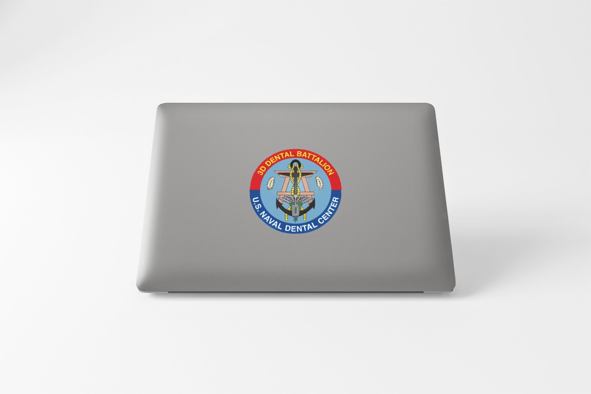 a laptop computer with the seal of the united states of america on it