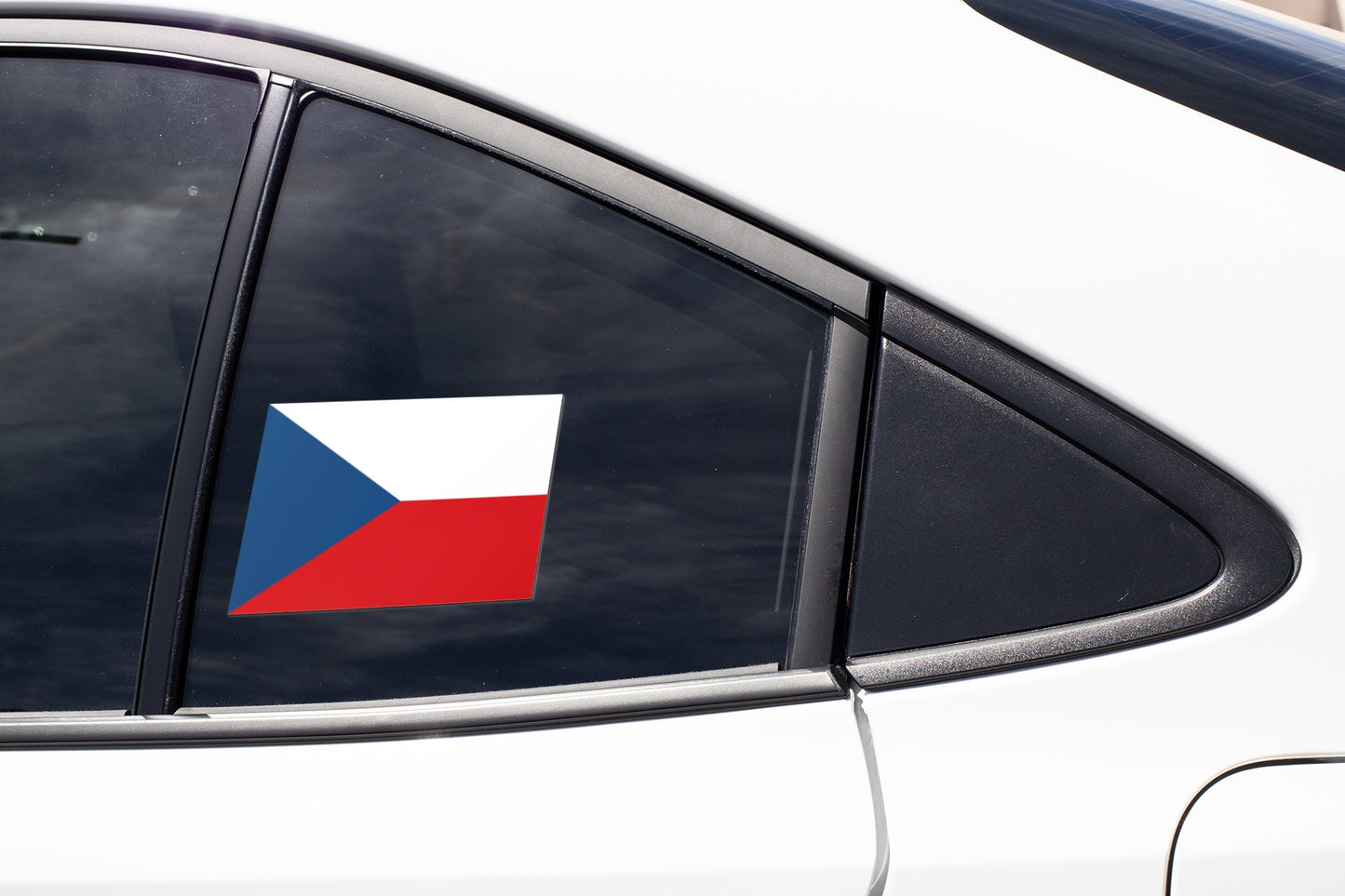 Czech Republic Flag Sticker Decal