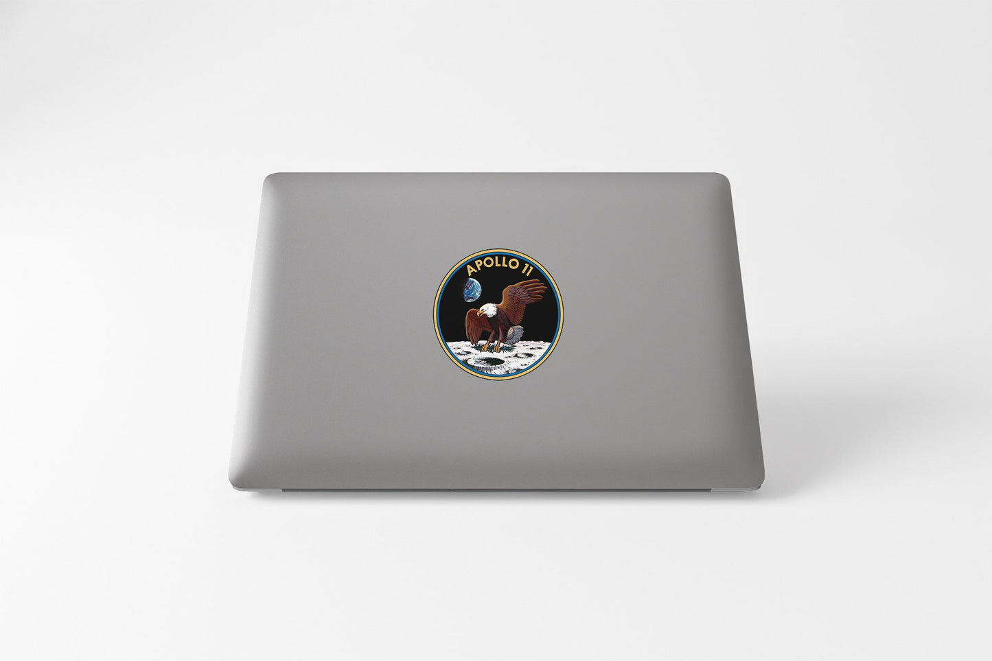 a laptop with a picture of a horse on it