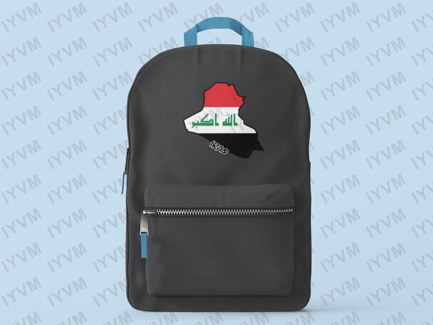 Iraq Map Iron On Heat Transfer Vinyl HTV / Republic of Iraq / Baghdad / Iraqi