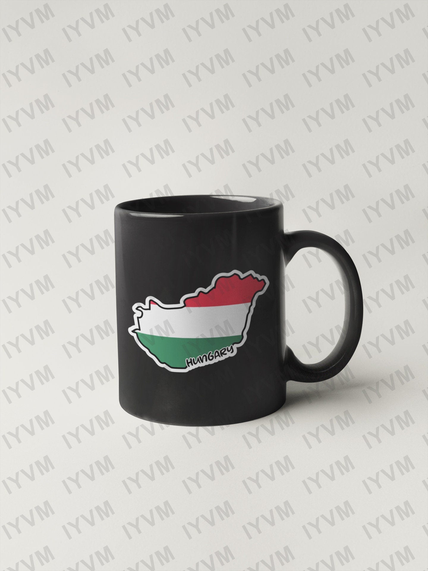 Hungary Map Flag Sticker Decal / Magyarország / Budapest / Hungarian