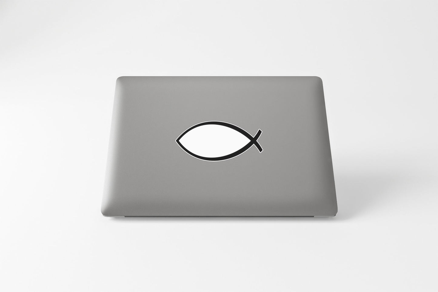 Christian Fish Ichthys Sticker Decal Vinyl Decal God Jesus Holy Spirit Bible Church Faith Love Peace Forgiveness