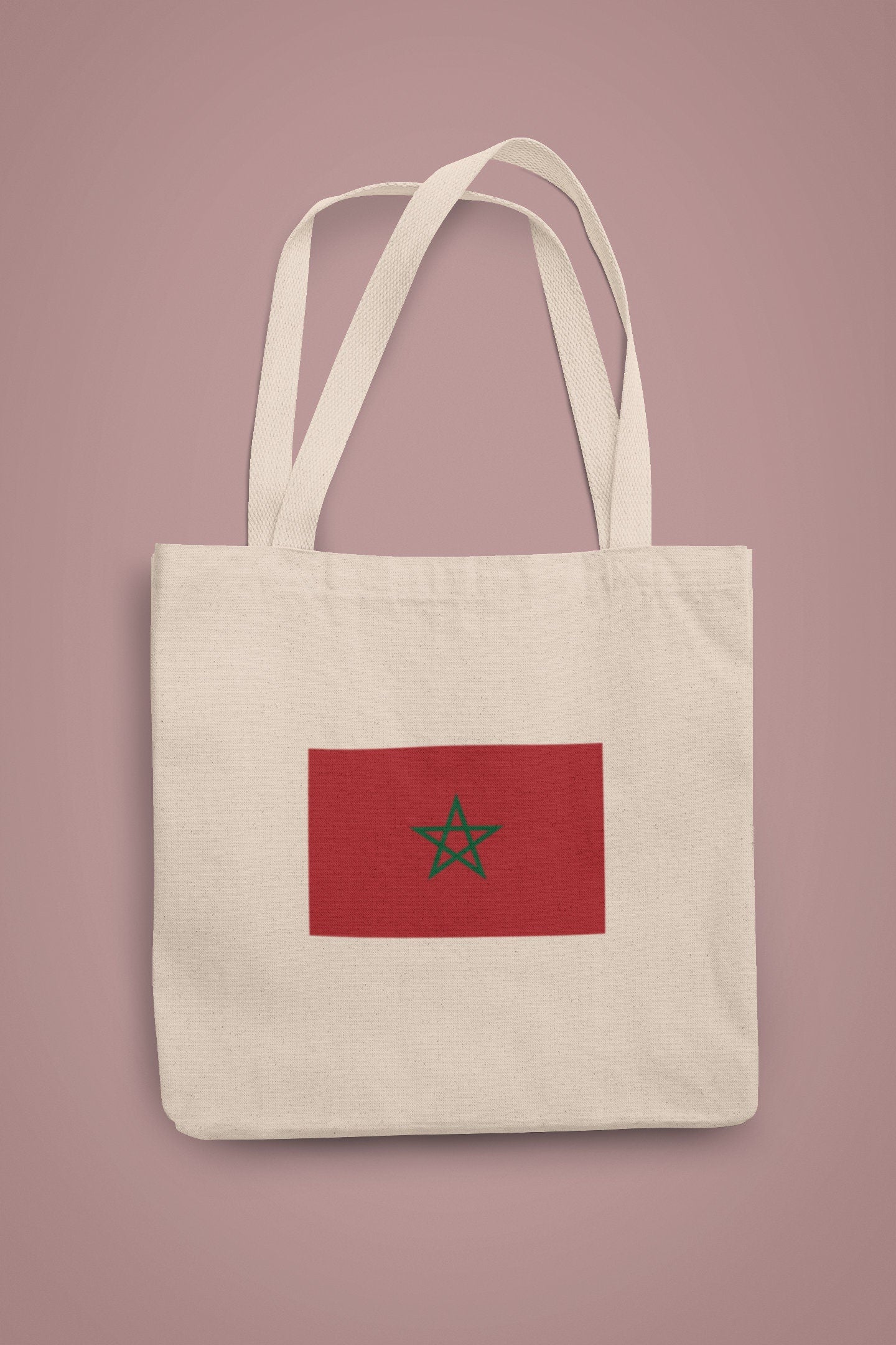 Morocco Flag Iron On Heat Transfer Vinyl HTV / Kingdom of Morocco / المملكة المغربية / Rabat / Moroccan