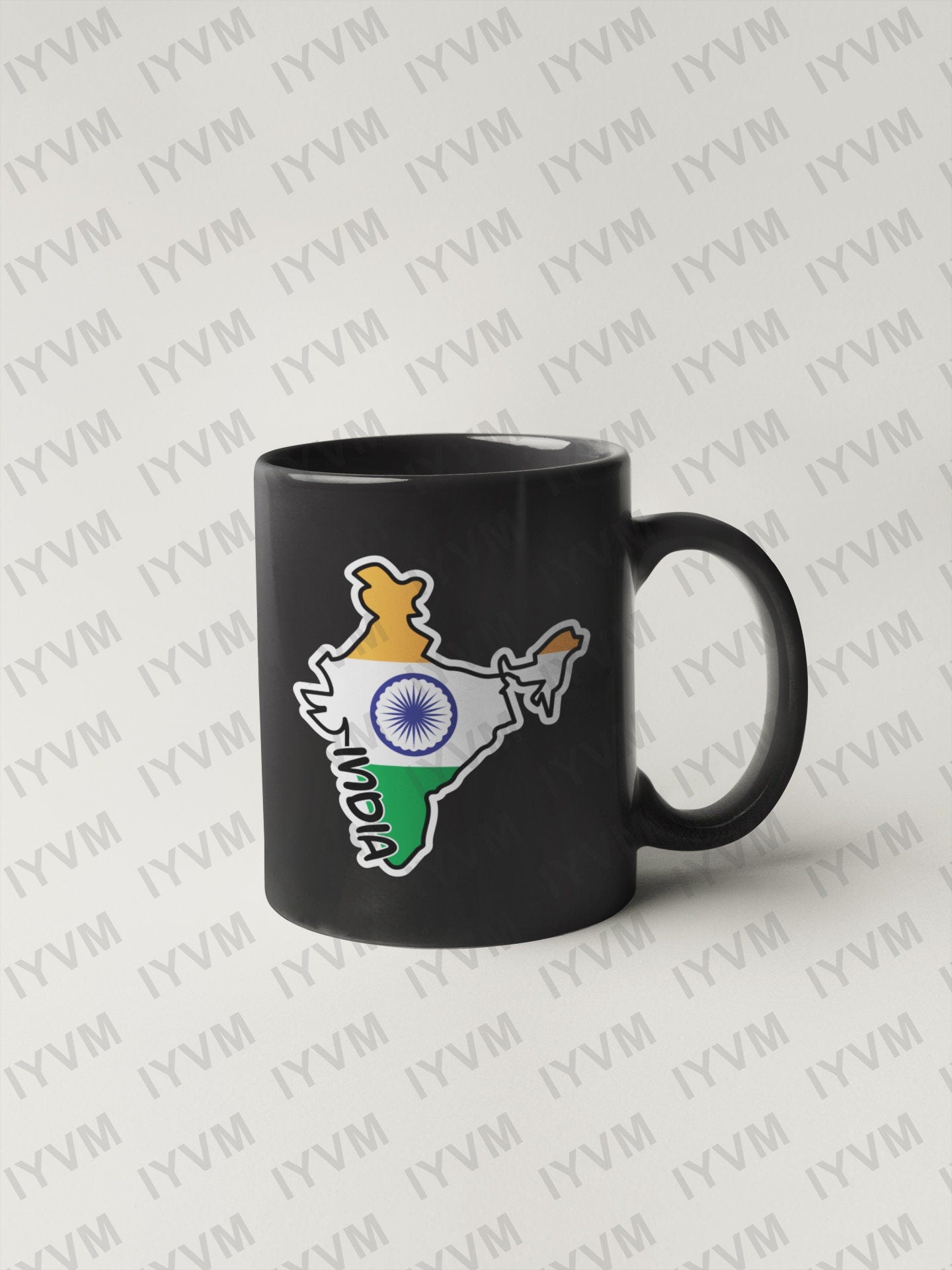 India Map Flag Sticker Decal / Republic of India / Satyameva Jayate / New Delhi
