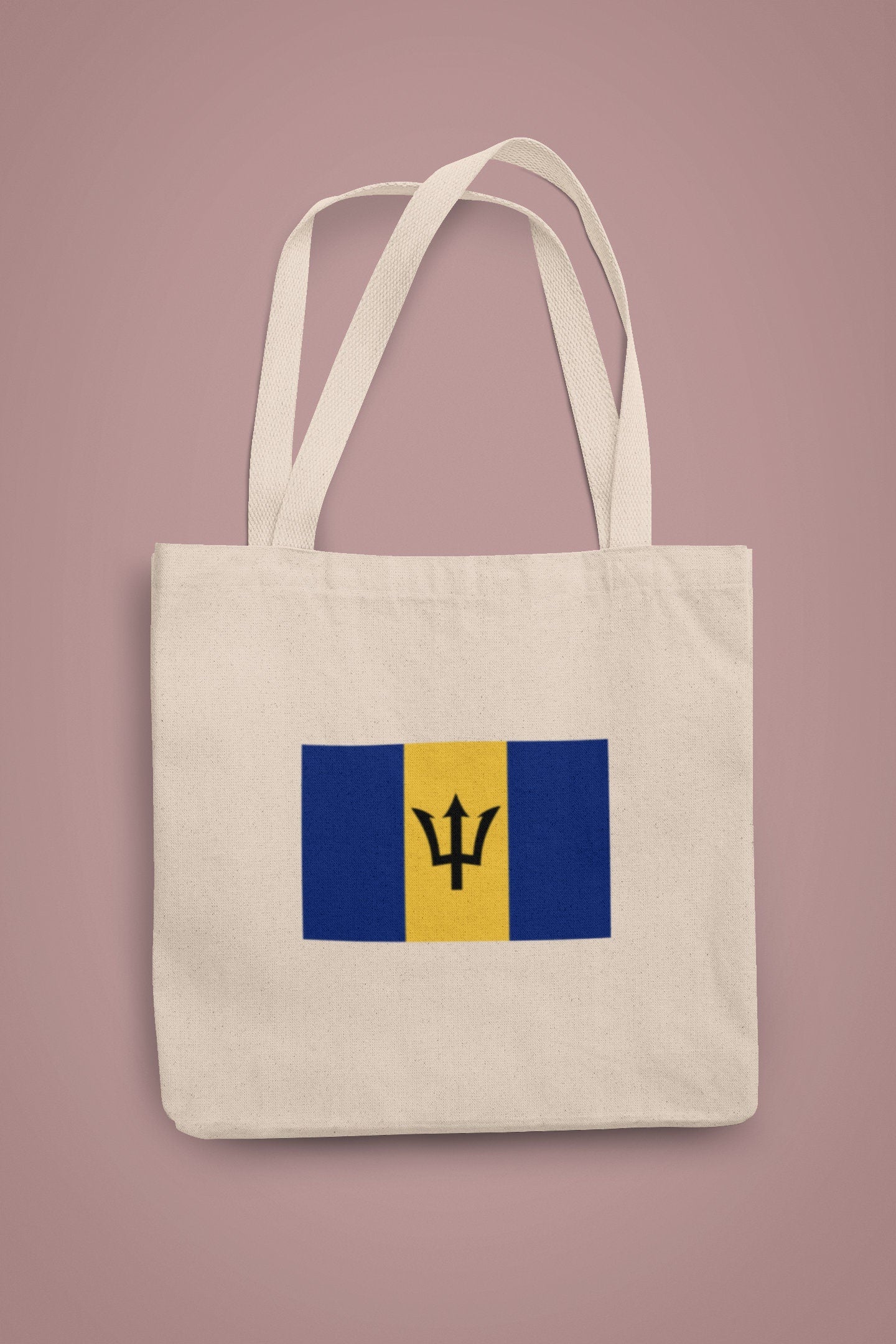 Barbados Flag Iron On Heat Transfer Vinyl HTV / Bridgetown  / Pride and Industry / Barbadian Bajan