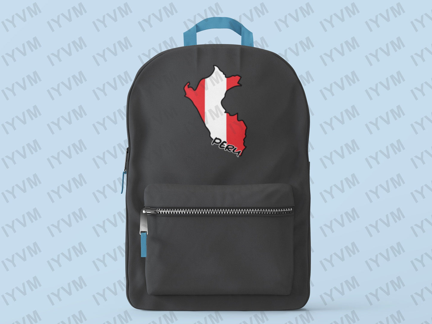 Peru Map Iron On Heat Transfer Vinyl HTV / Republic of Peru / República del Perú / Lima