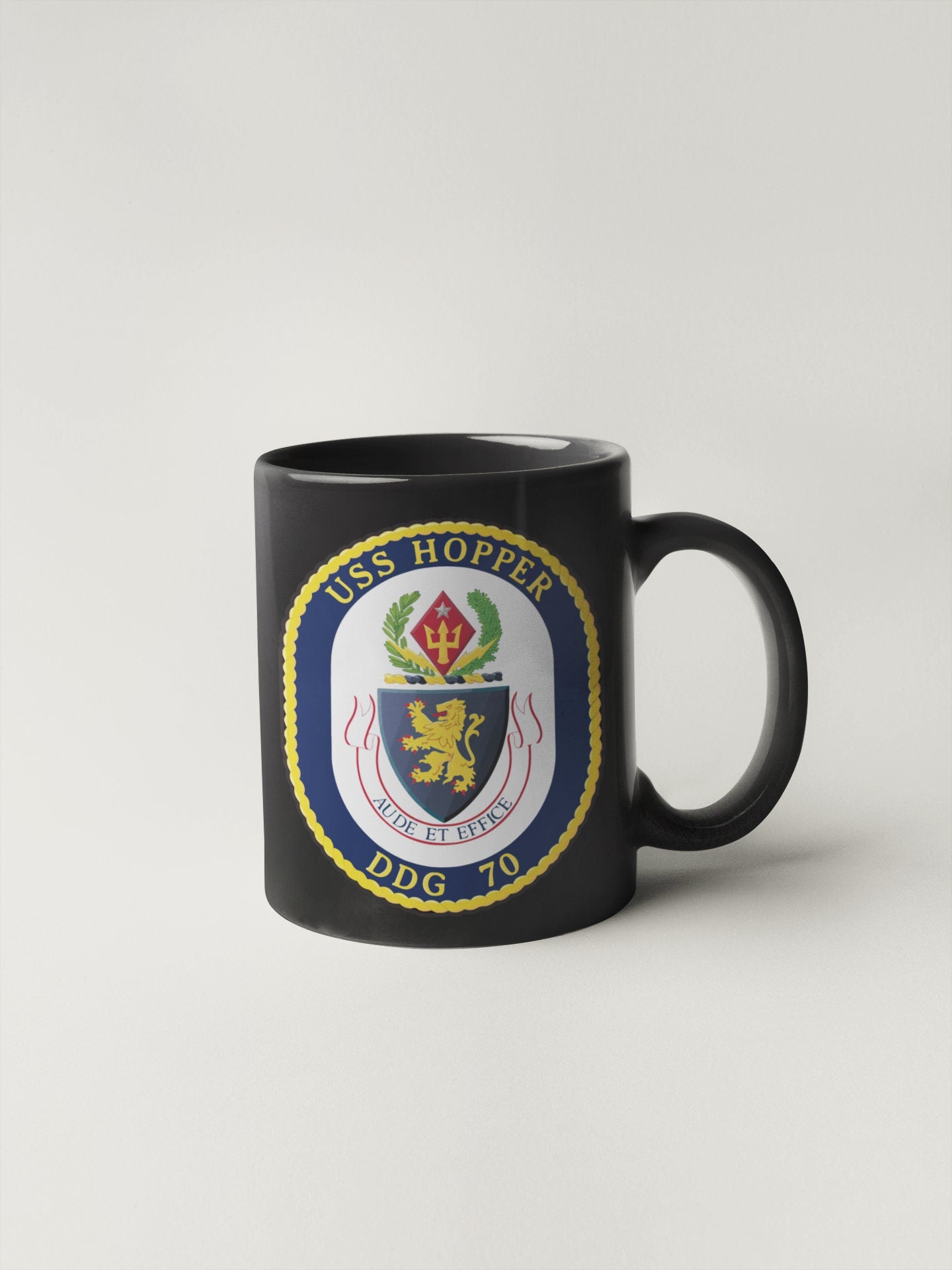 USS Hopper DDG-70 Badge Sticker Decal Arleigh Burke Class Destroyer Car Sticker Bumper Sticker for Car Emblem