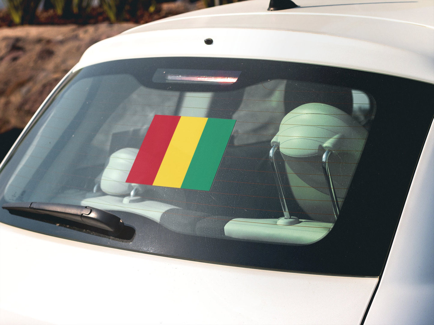 Guinea Flag Sticker Decal