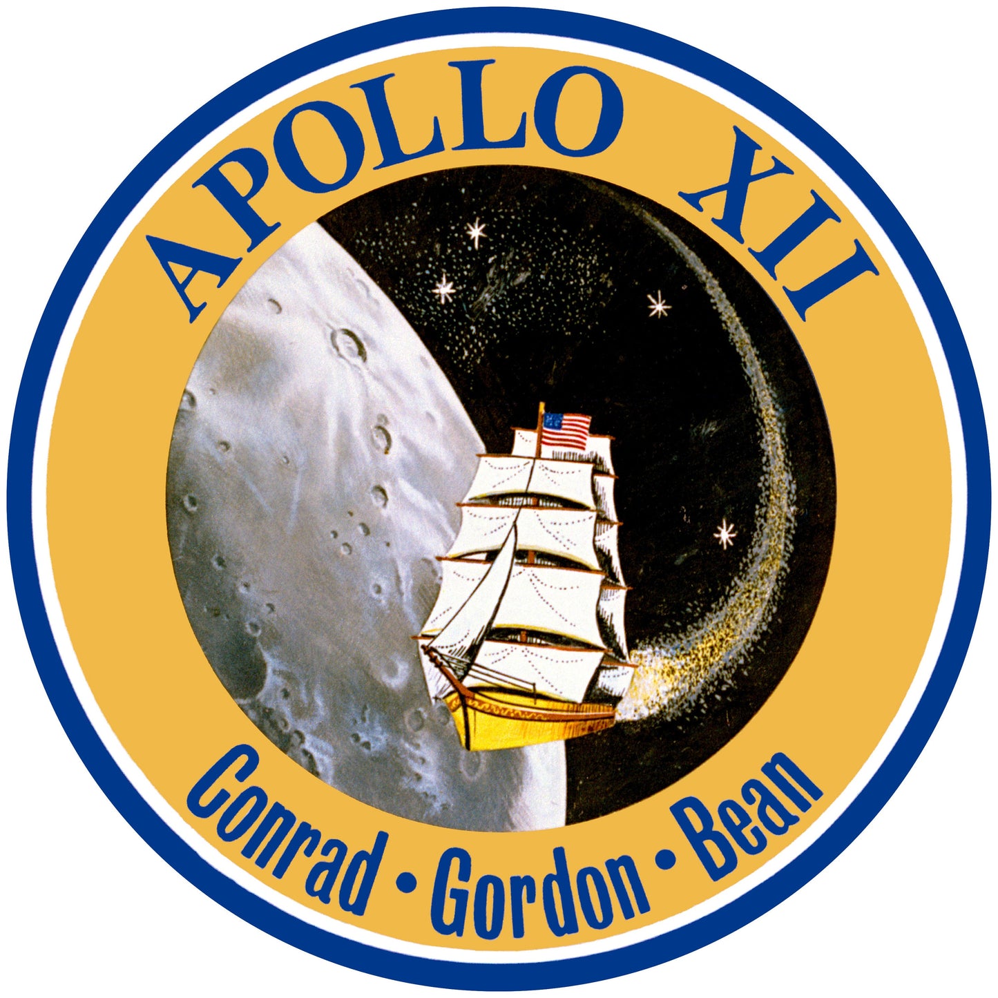 a picture of a logo for a space station