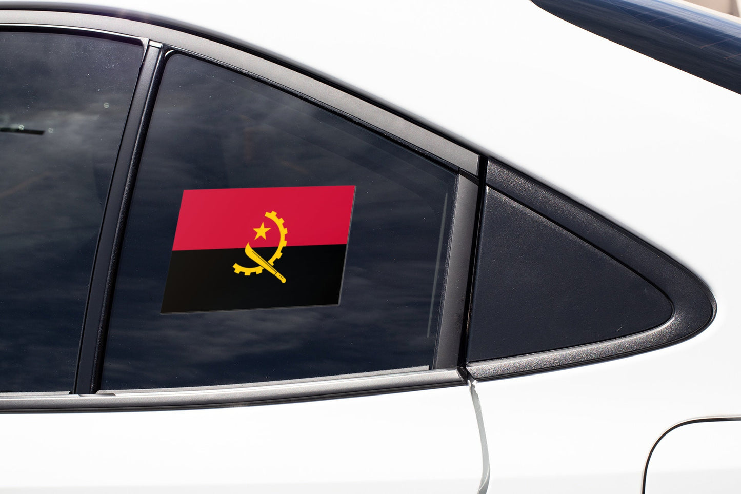 Angola Flag Sticker Decal