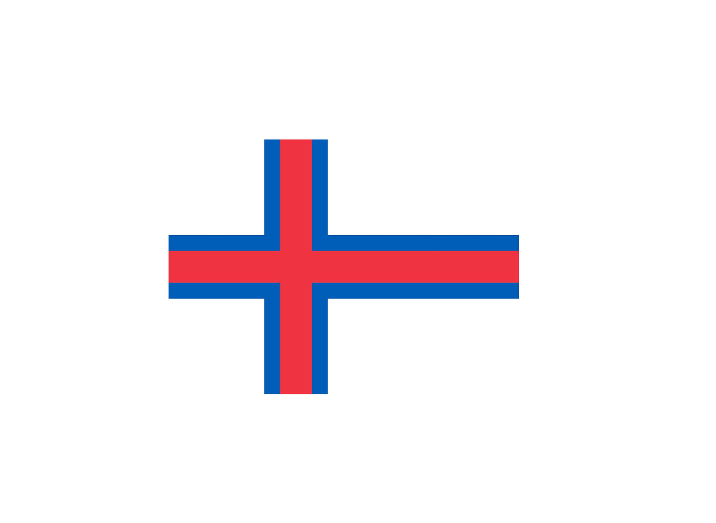 Faroe Islands Flag Sticker Decal