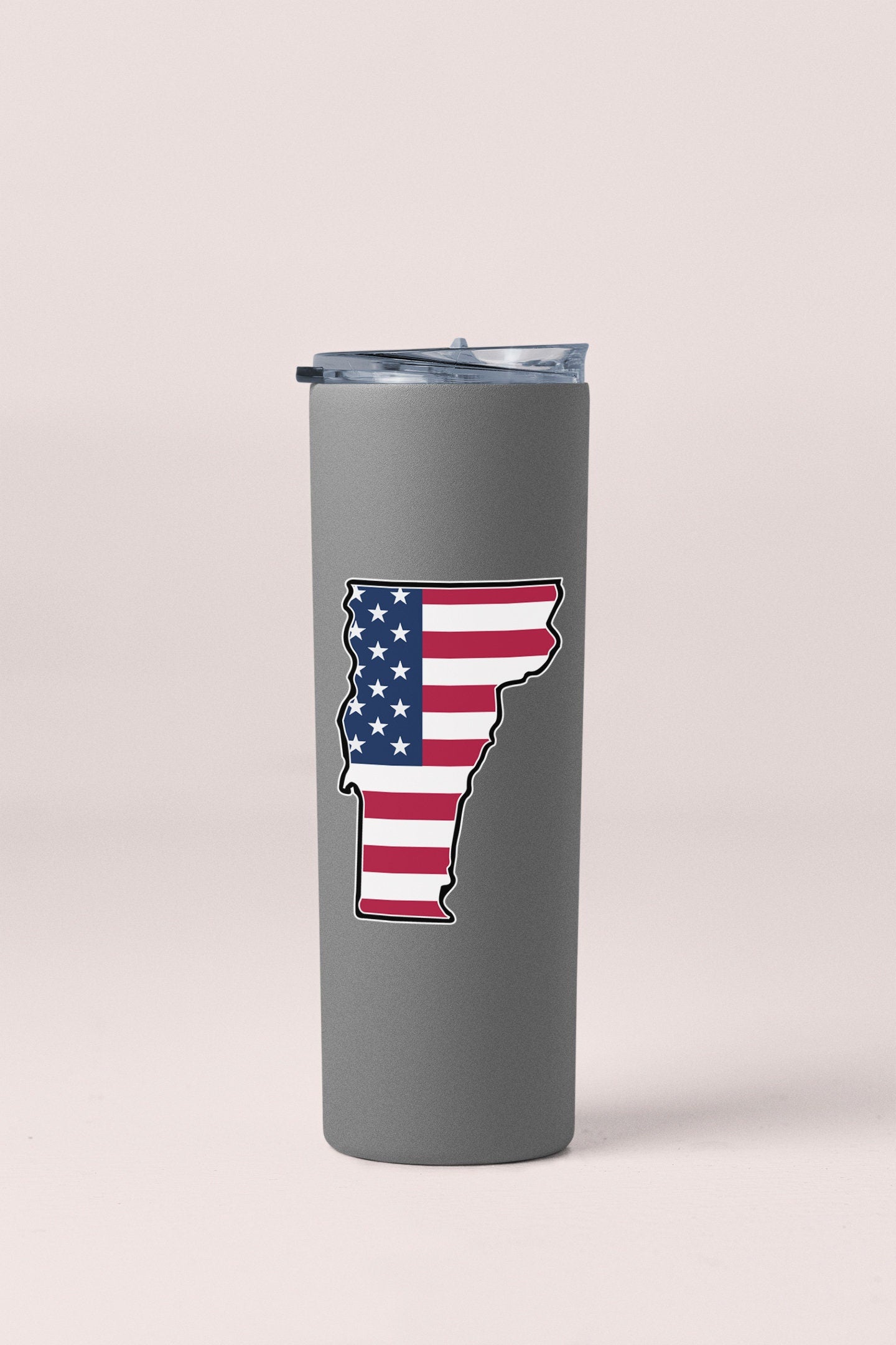 a tumbler cup with a picture of the state of minnesota on it