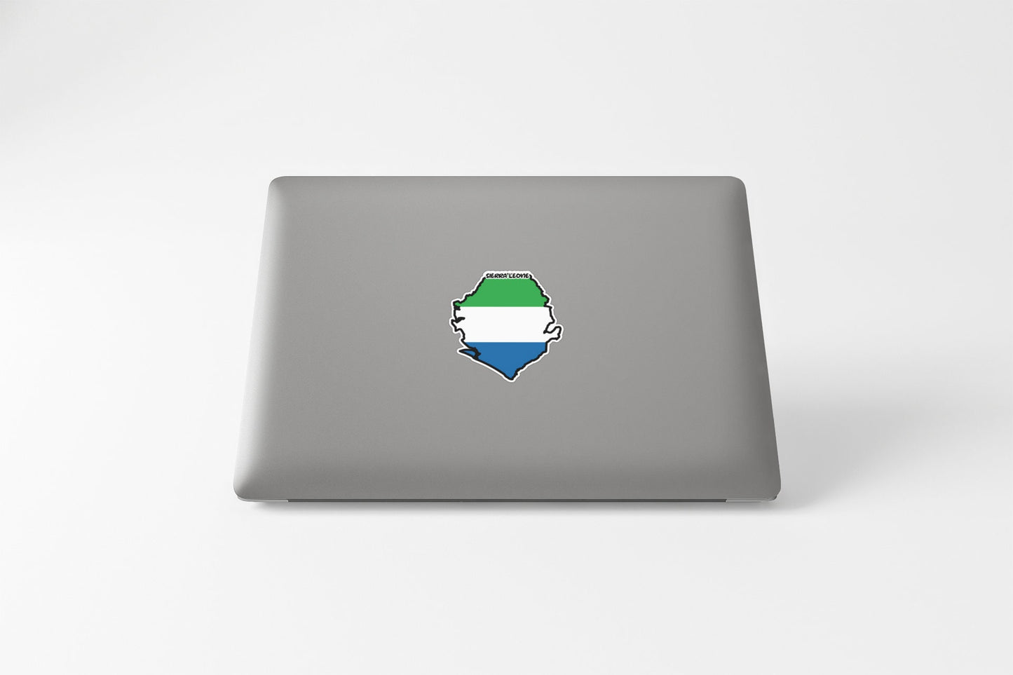 Sierra Leone Map Flag Sticker Decal