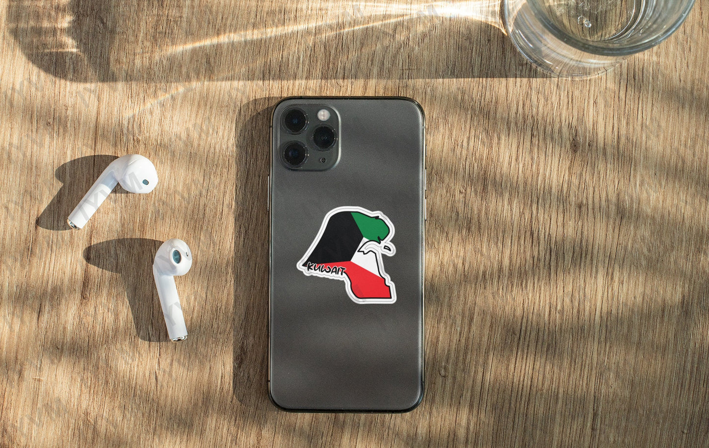 Kuwait Map Flag Sticker Decal / State of Kuwait / Kuwait City / Kuwaiti