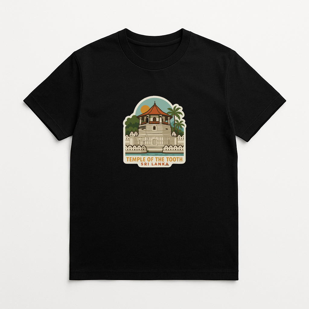 Temple of the Tooth Sri Lanka Iron On Heat Transfer Vinyl HTV Die-Cut Symbolic