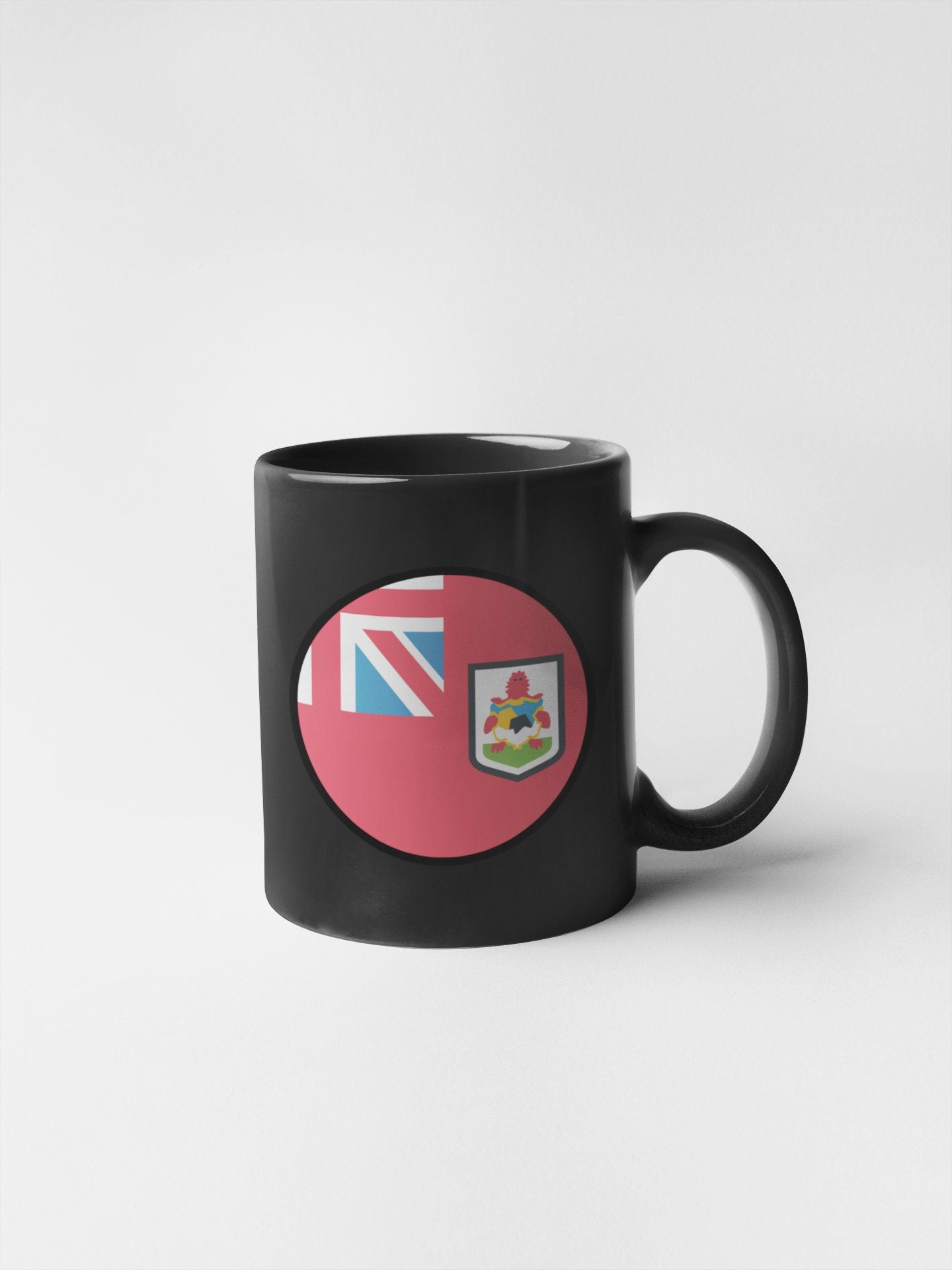 Bermuda Flag Circle Sticker Decal