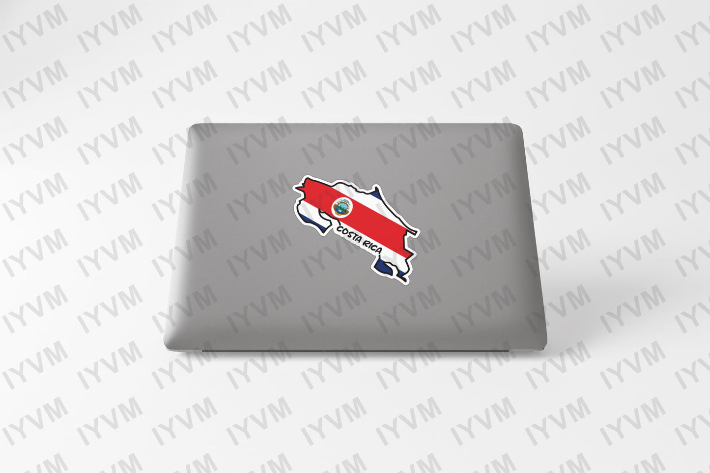 Costa Rica Map Flag Sticker Decal / Republic of Costa Rica / San José / Costa Rican