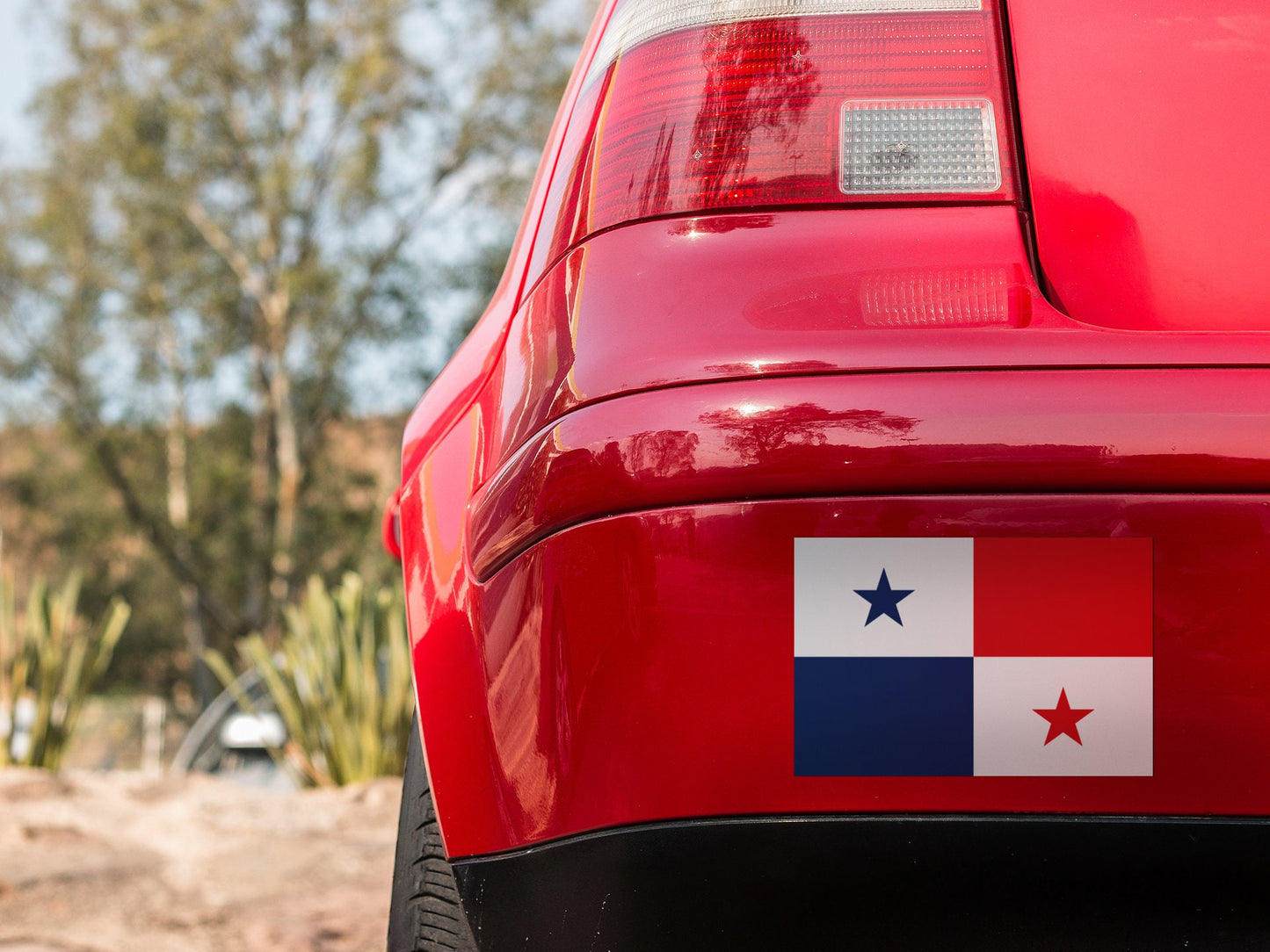 Panama Flag Sticker Decal / Republic of Panama / Pro Mundi Beneficio / Panama City / Panamanian