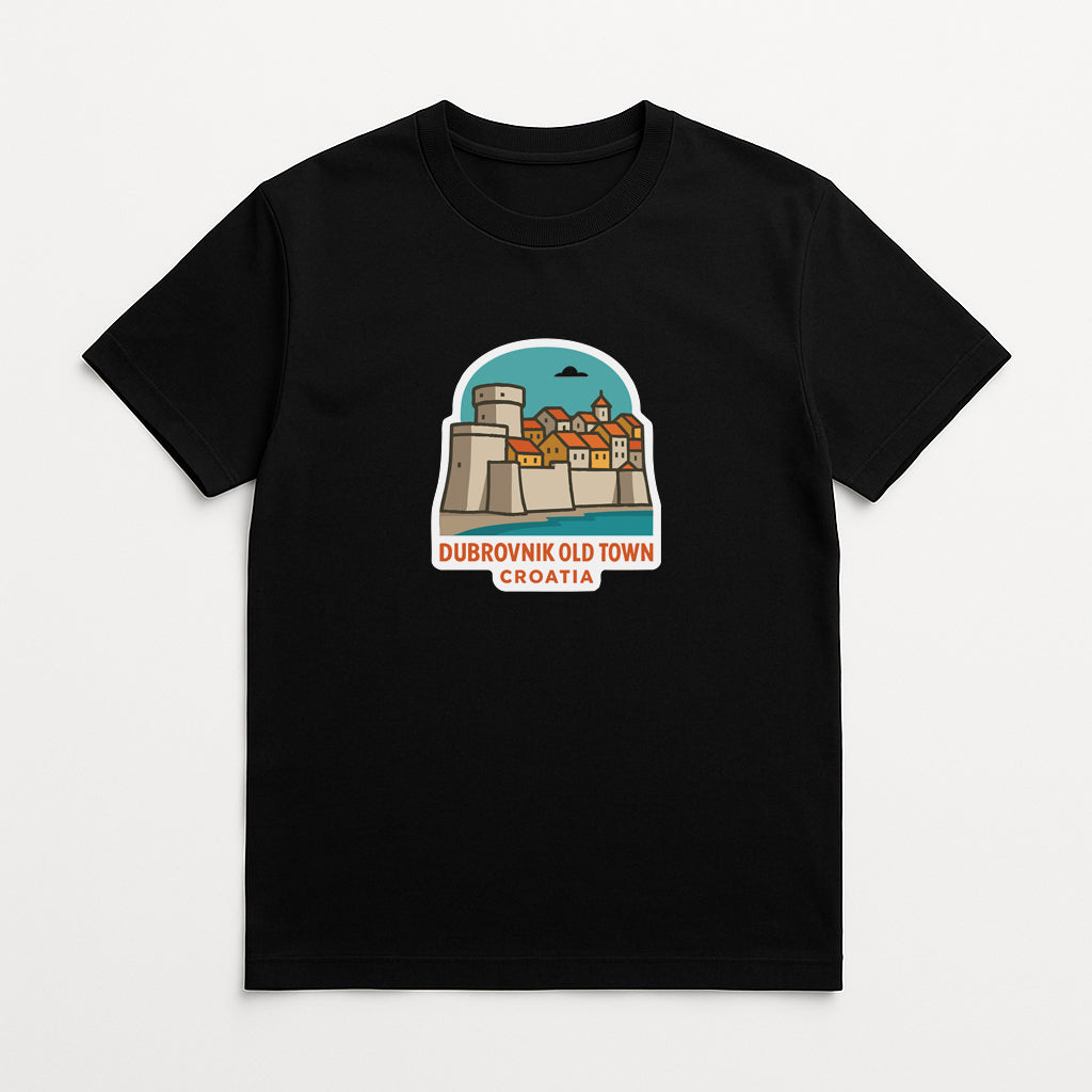Dubrovnik Old Town Croatia Iron On Heat Transfer Vinyl HTV Die-Cut Symbolic