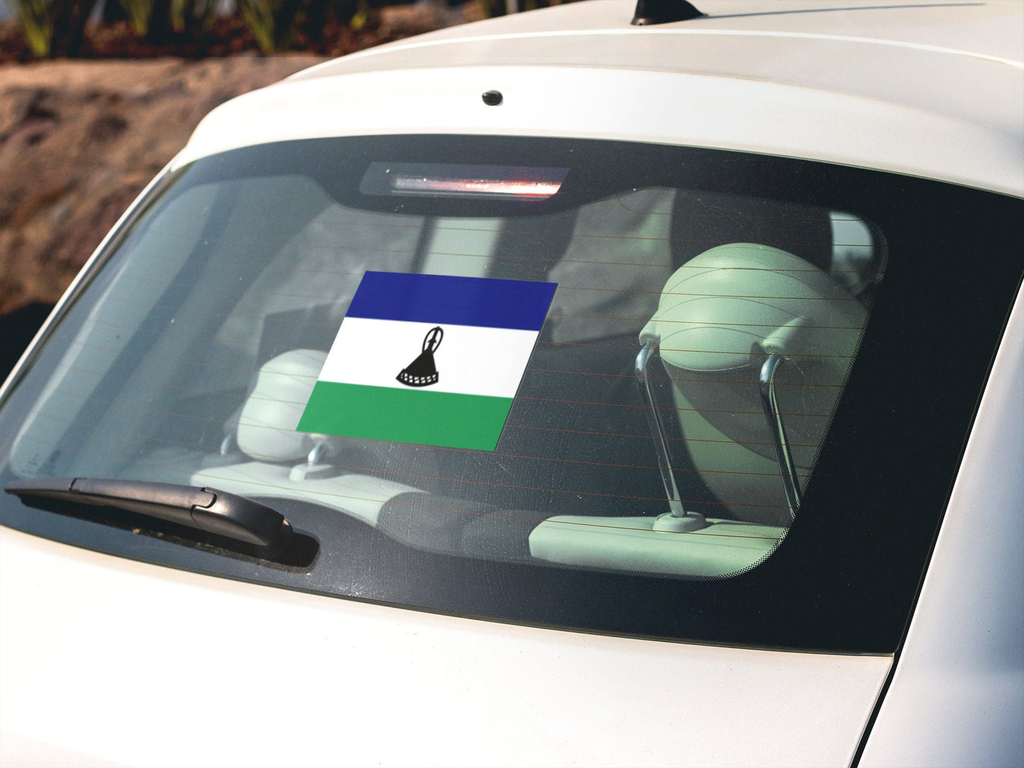 Lesotho Flag Sticker Decal