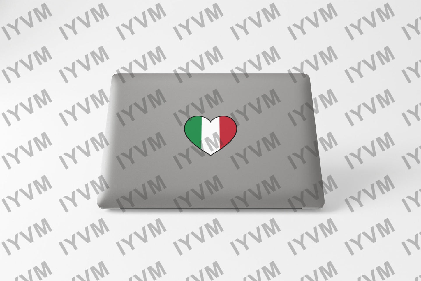 Italy Flag Heart Sticker Decal / Italian Republic / Republic of Italy / Rome /