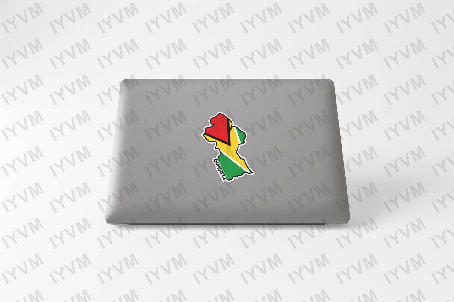 Guyana Map Flag Sticker Decal / Co‑operative Republic of Guyana / One People, One Nation, One Destiny / Georgetown / Guyanese