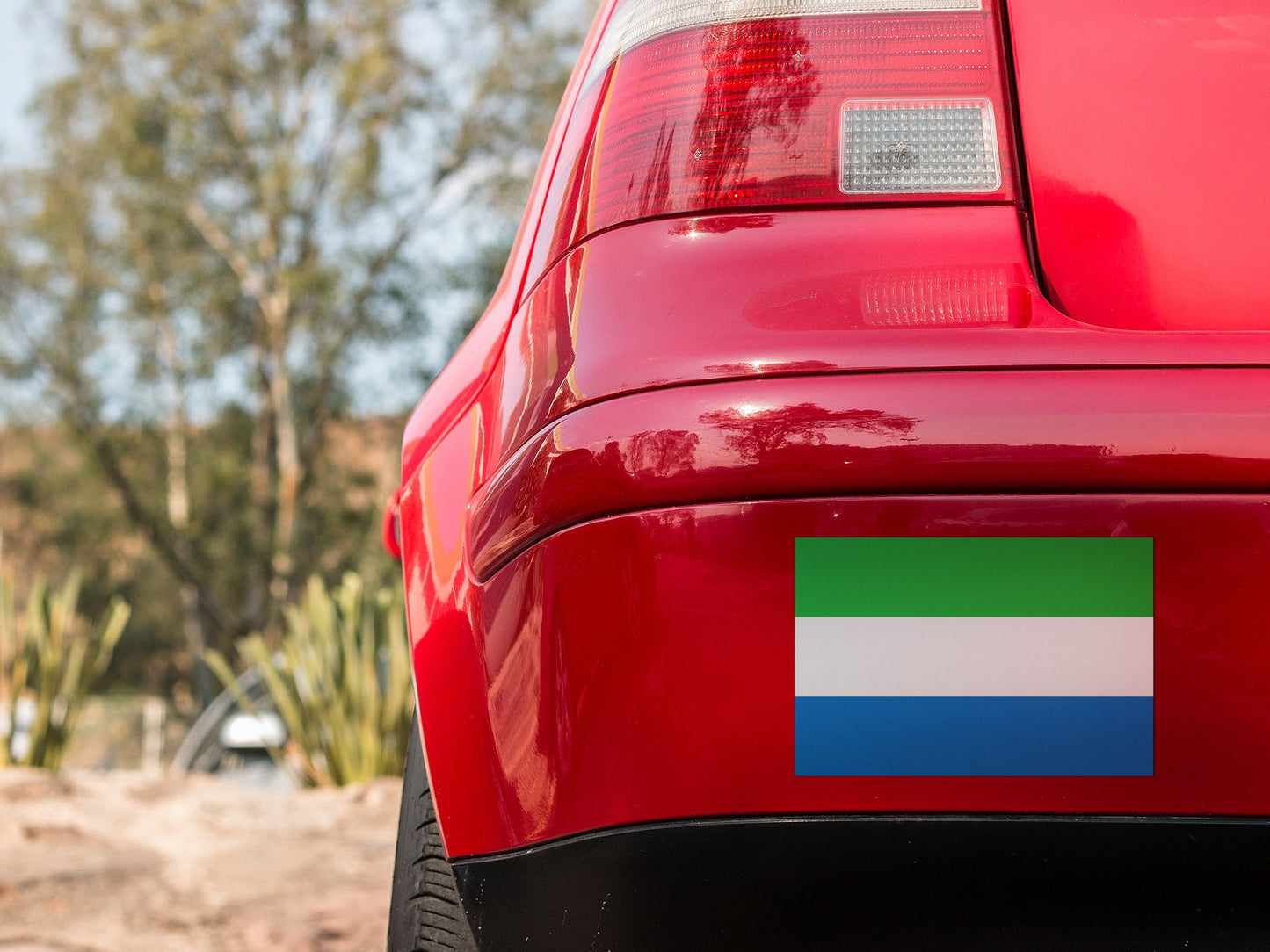 Sierra Leone Flag Sticker Decal