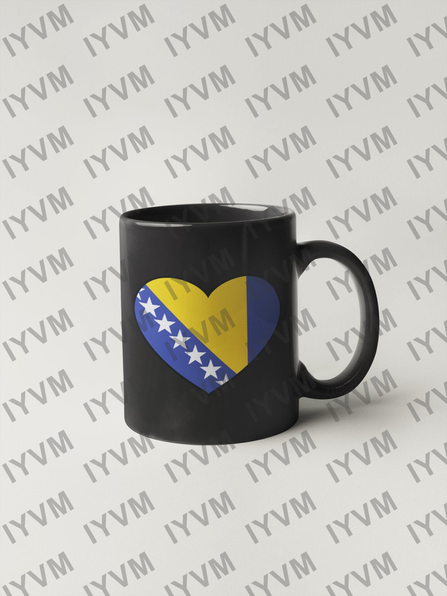 Bosnia and Herzegovina Flag Heart Sticker Decal / Sarajevo / Bosnian / Herzegovinian / BiH / B&H / Bosnia–Herzegovina