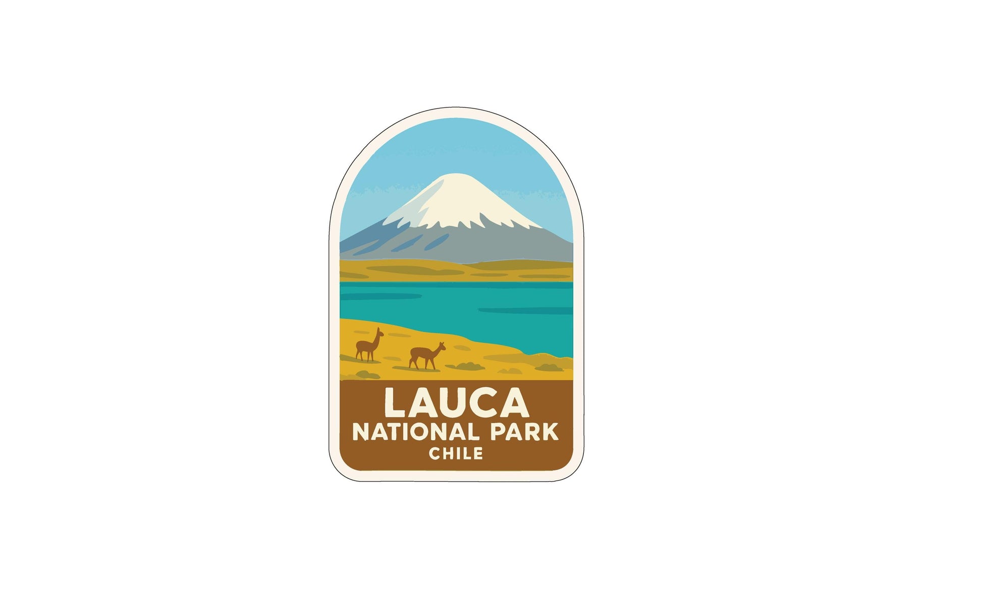 a logo for the Lauca National Park in Chile.