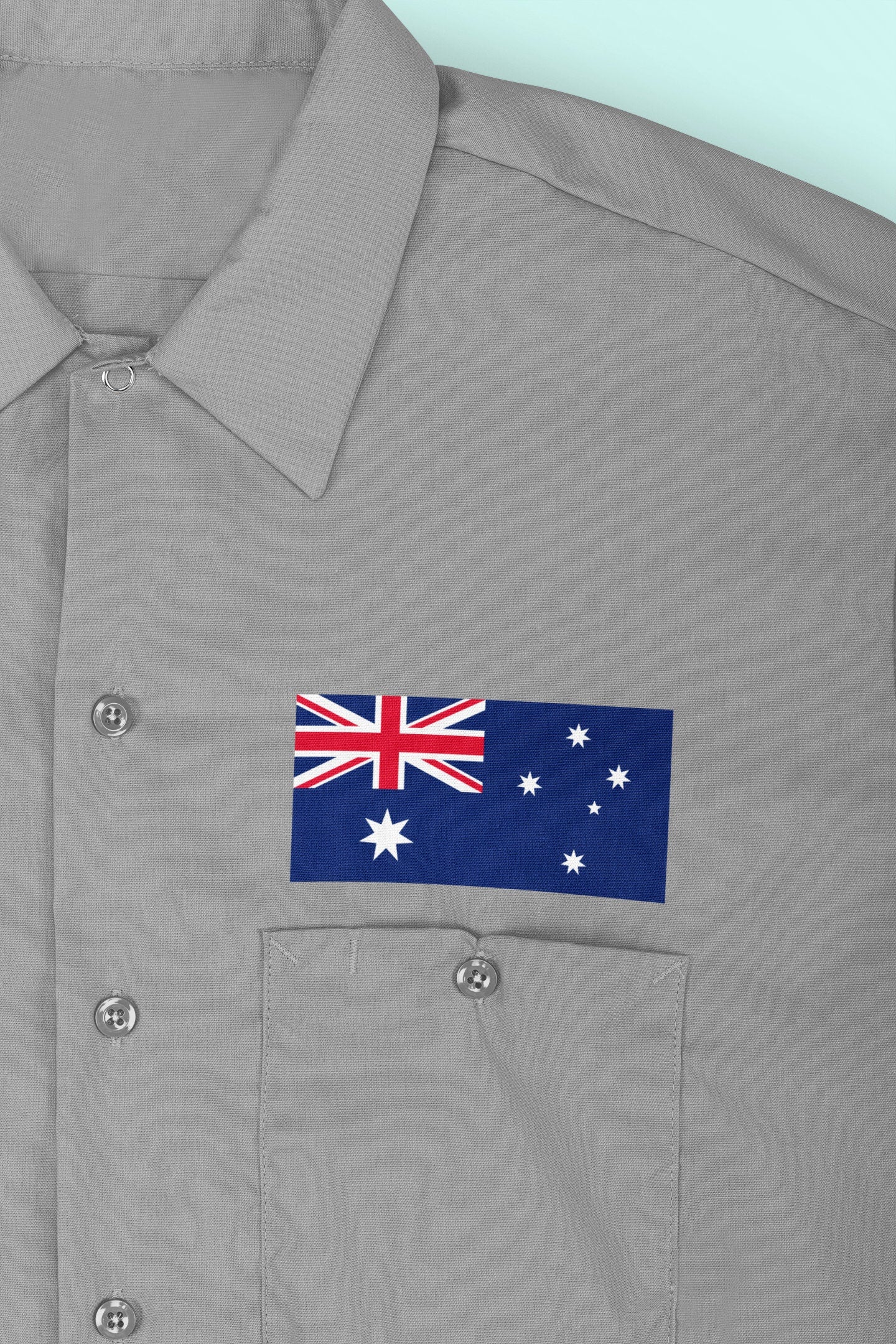 Australia Flag Iron On Heat Transfer Vinyl HTV / Canberra / Australian