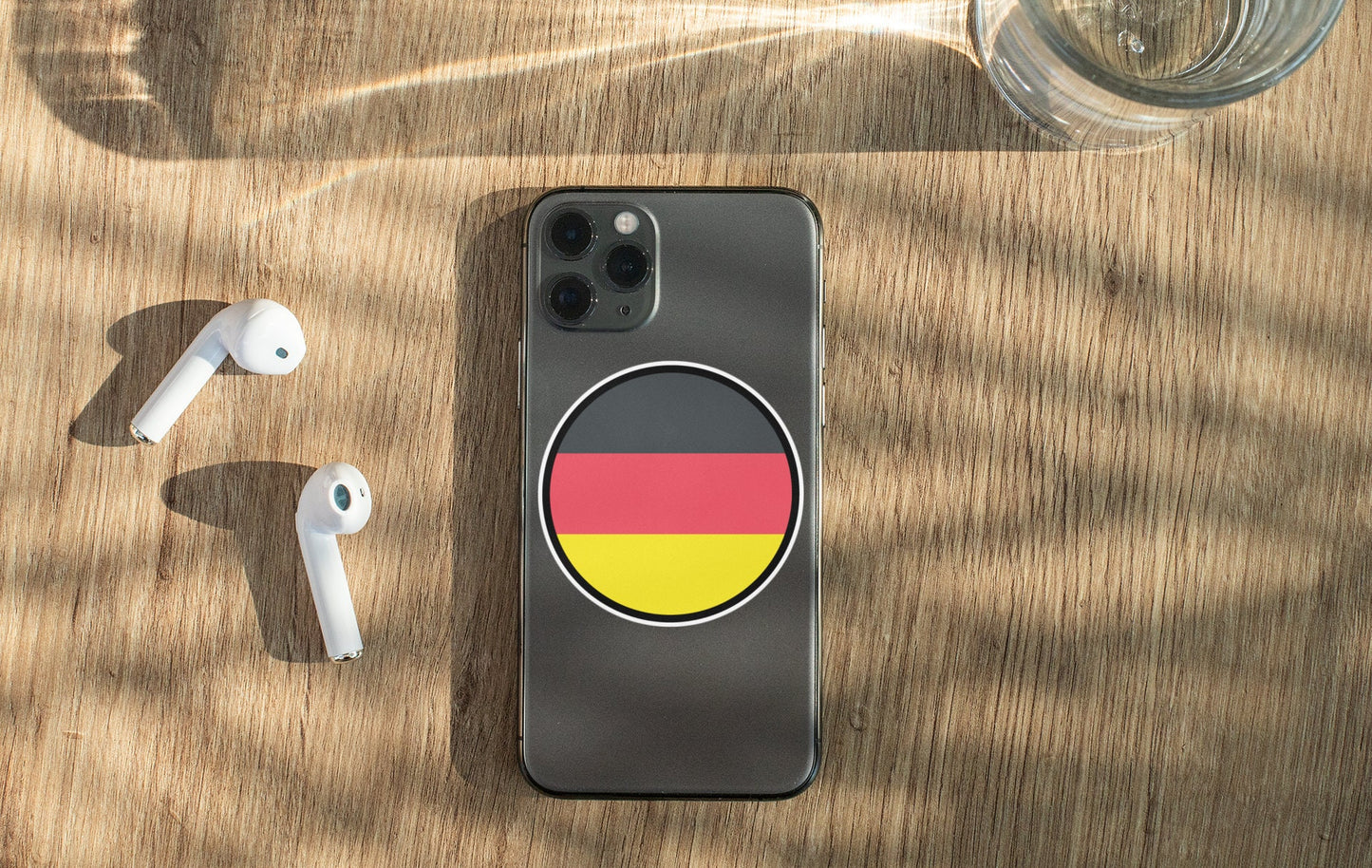 Germany Flag Circle Sticker Decal