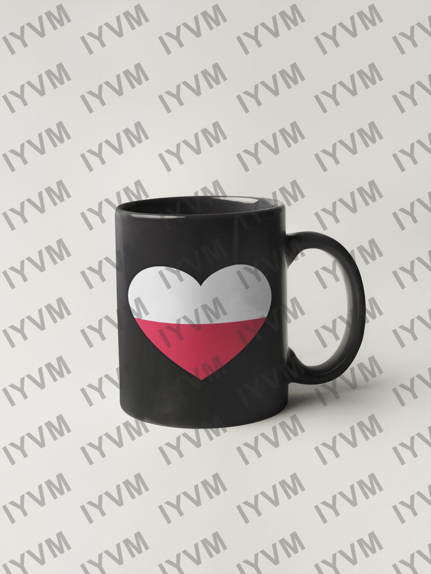 Poland Flag Heart Sticker Decal / Republic of Poland / Rzeczpospolita Polska / Warsaw / Polish