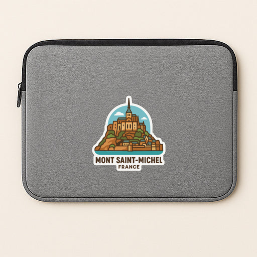 Mont Saint-Michel France Iron On Heat Transfer Vinyl HTV Die-Cut Symbolic