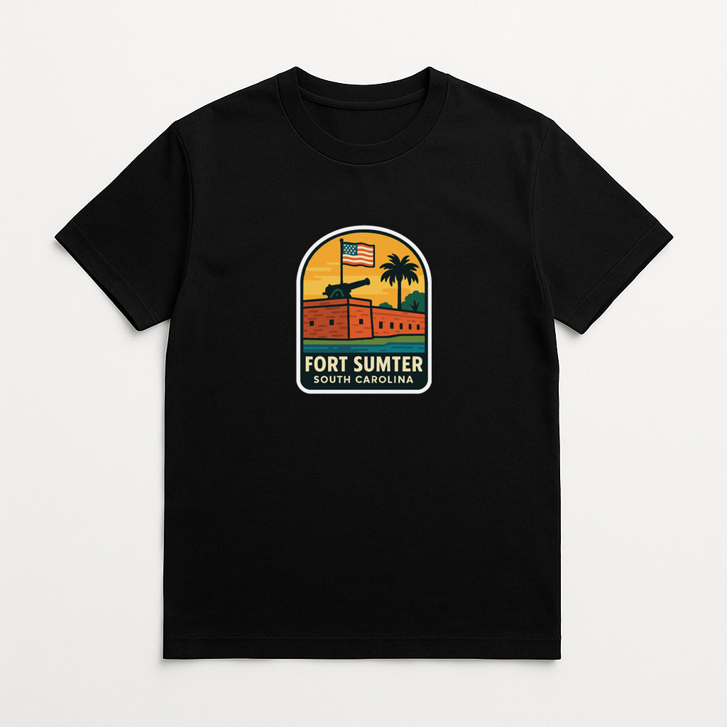 Fort Sumter South Carolina Iron On Heat Transfer Vinyl HTV Die-Cut Symbolic