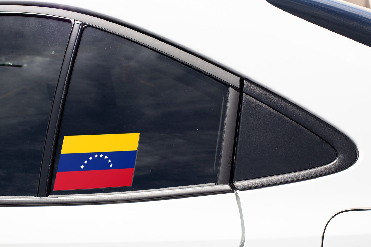 Venezuela Flag Sticker Decal / Bolivarian Republic of Venezuela / República Bolivariana de Venezuela / Caracas / Venezuelan