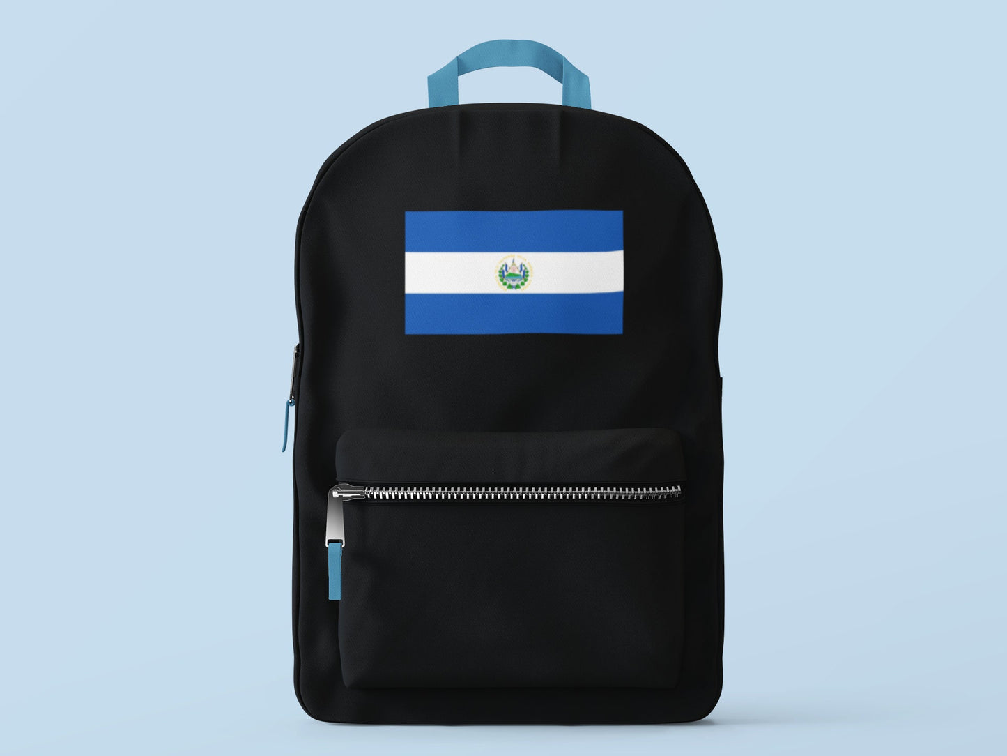 El Salvador Flag Iron On Heat Transfer Vinyl HTV / Republic of El Salvador / Dios, Unión, Libertad / San Salvador / Salvadoran Salvadorian