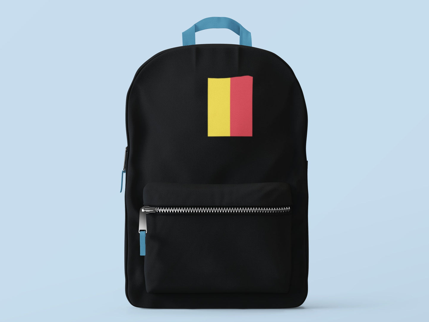 Belgium Flag Iron On Heat Transfer Vinyl HTV / Brussels / Eendracht maakt macht / L'union fait la force / Einigkeit macht stark / Belgian