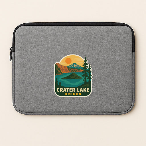 Crater Lake Oregon Iron On Heat Transfer Vinyl HTV Die-Cut Symbolic Landmark