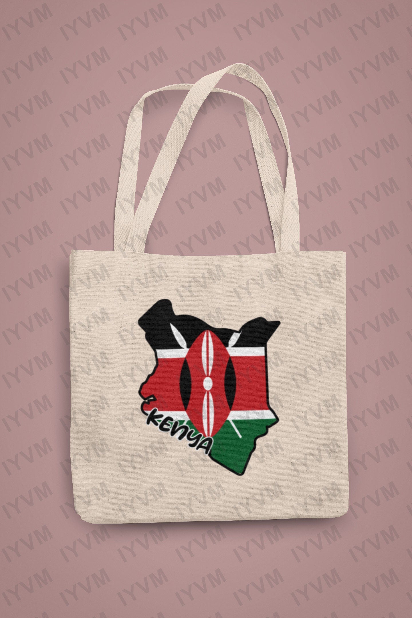 Kenya Map Iron On Heat Transfer Vinyl HTV / Republic of Kenya / Harambee / Nairobi / Kenyan