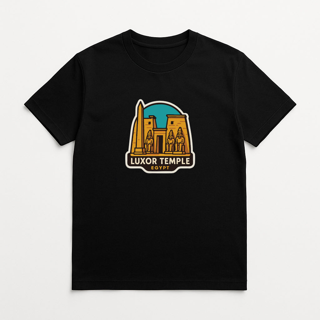 Luxor Temple Egypt Iron On Heat Transfer Vinyl HTV Die-Cut Symbolic Landmark