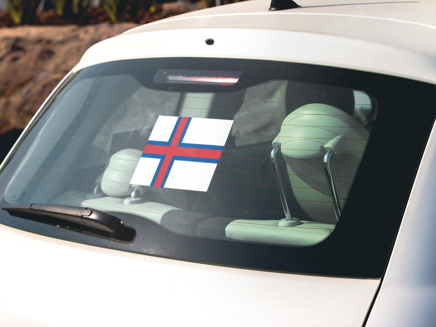 Faroe Islands Flag Sticker Decal