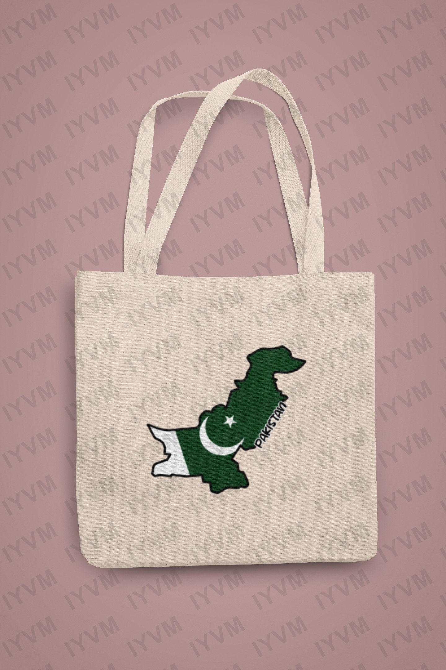 Pakistan Map Iron On Heat Transfer Vinyl HTV / Islamic Republic of Pakistan / Islamabad / Pakistani
