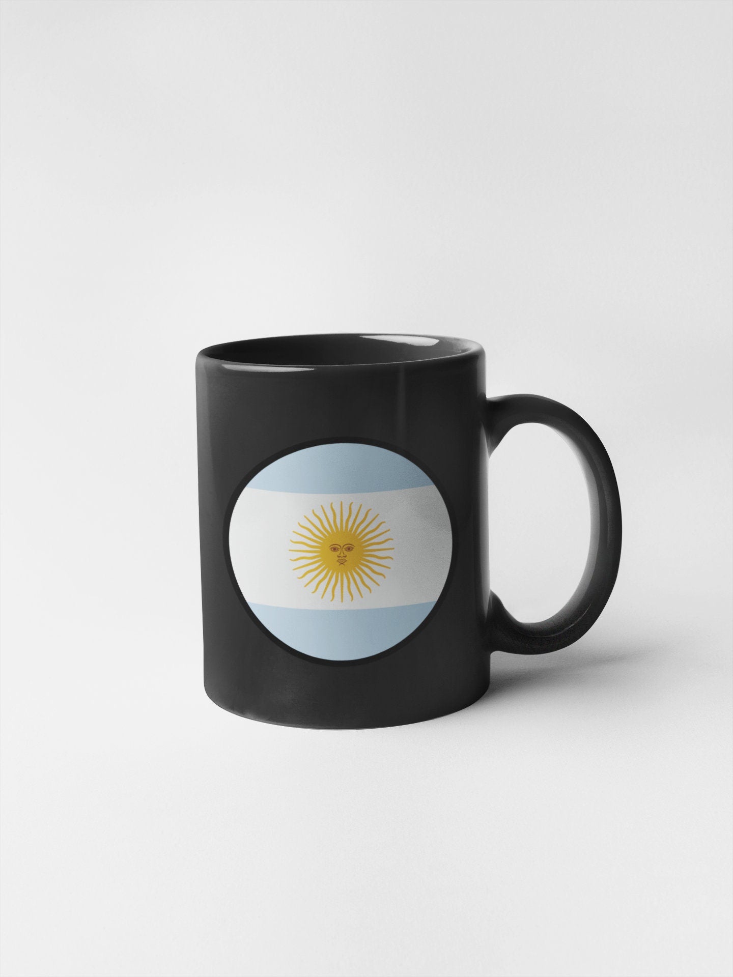 Argentina Flag Circle Sticker Decal