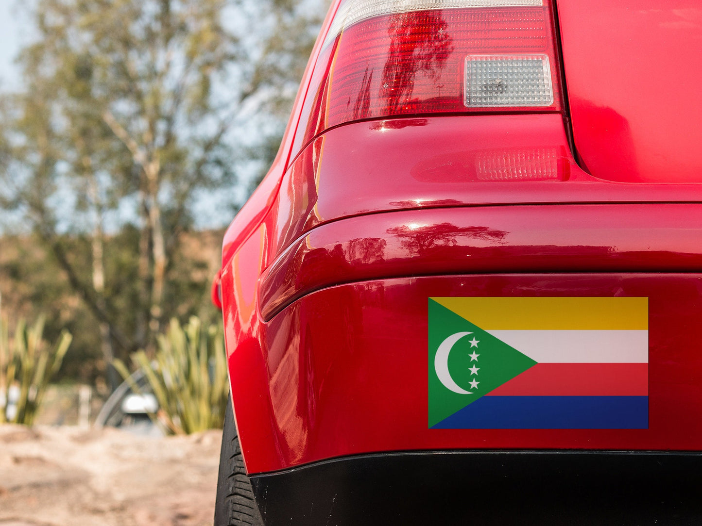 Comoros Flag Sticker Decal