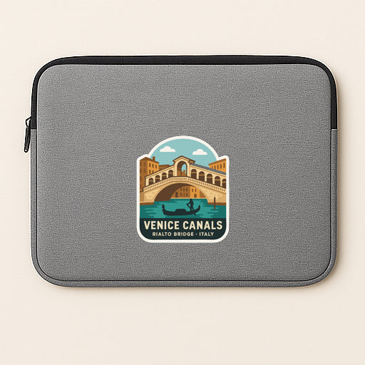 Venice Canals & Rialto Bridge Italy Iron On Heat Transfer Vinyl HTV Symbolic