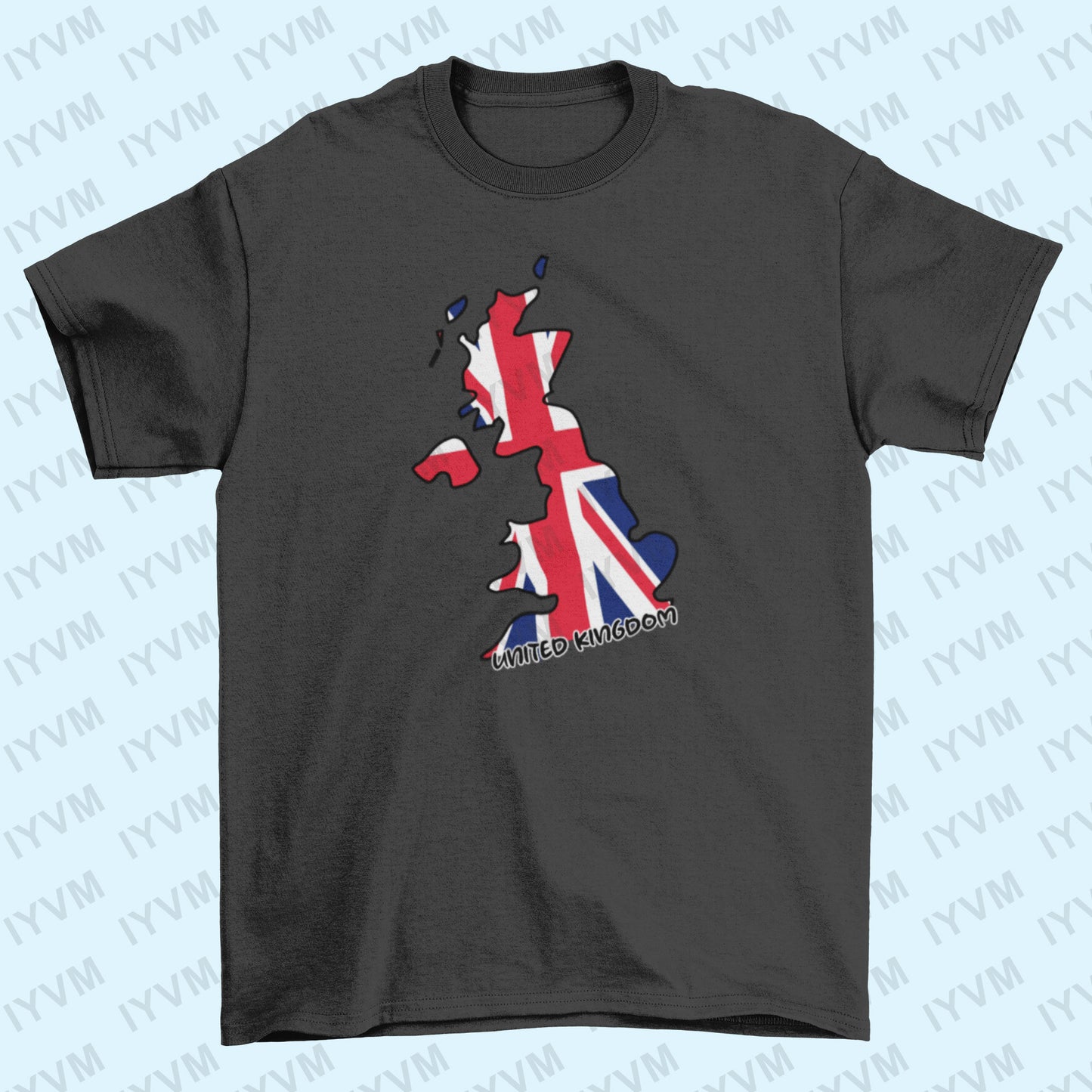 United Kingdom Map Iron On Heat Transfer Vinyl HTV / United Kingdom of Great Britain and Northern Ireland / UK / Britain / London /