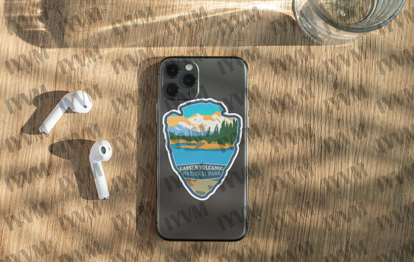 Lassen Volcanic National Park Sticker Decal - US National Parks Series