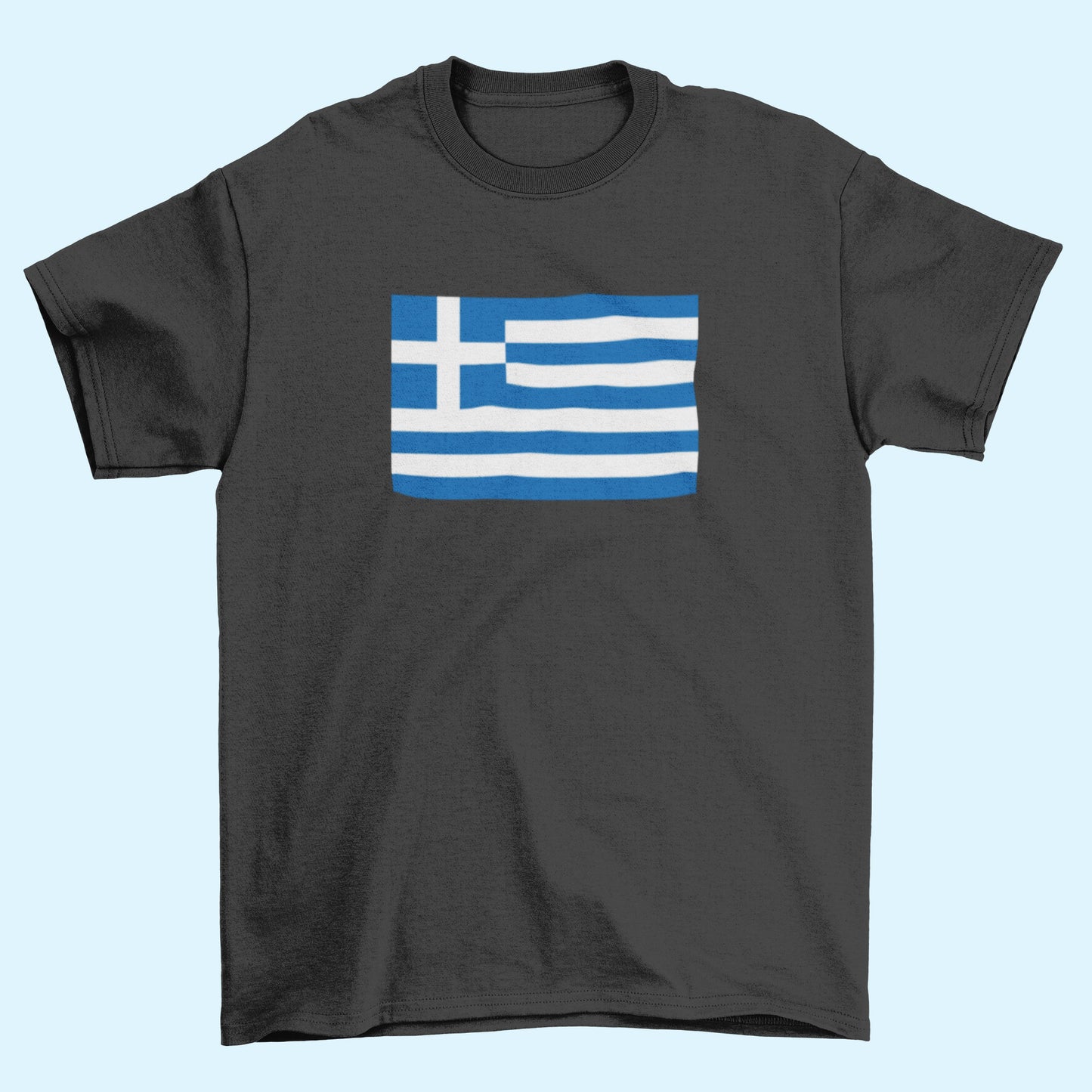 Greece Flag Iron On Heat Transfer Vinyl HTV / Hellenic Republic / Ελληνική Δημοκρατία / Ελευθερία ή Θάνατος Elefthería í Thánatos / Athens