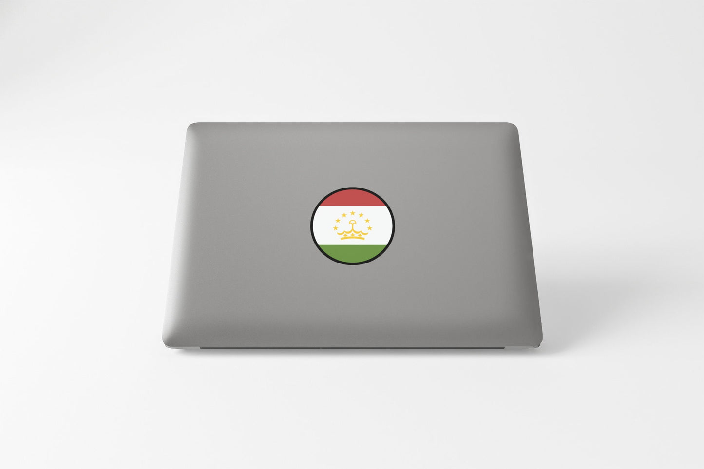 Tajikistan Flag Circle Sticker Decal